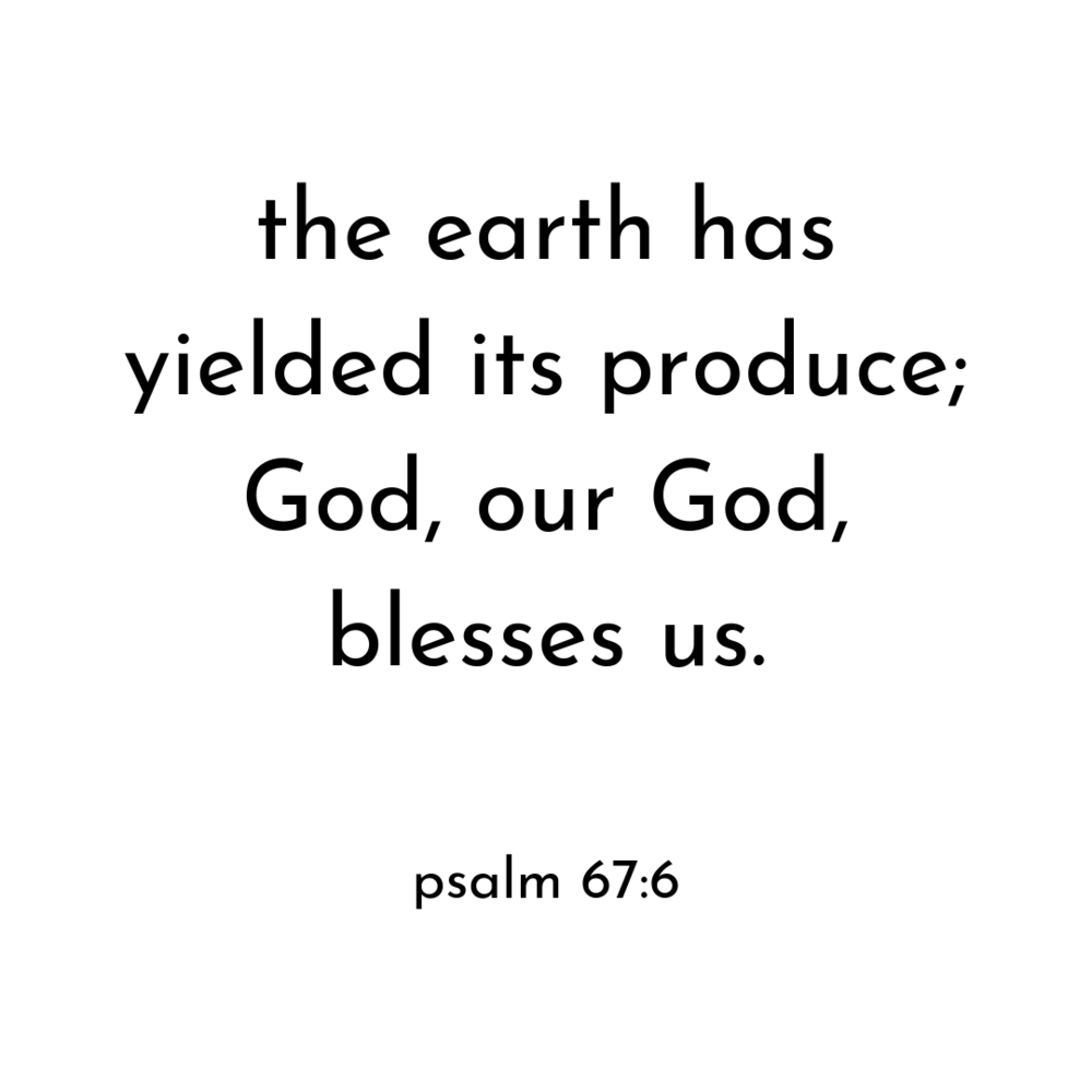 Psalm 67:6
