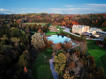 Overhead image of hockley valley retreat.